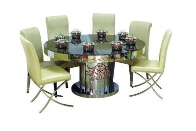 【火鍋餐桌 餐桌,不銹鋼火鍋桌,電磁爐火鍋桌,隱藏式火鍋桌,】價格,廠家,圖片,桌類,佛山市順德區風火酒店設備-